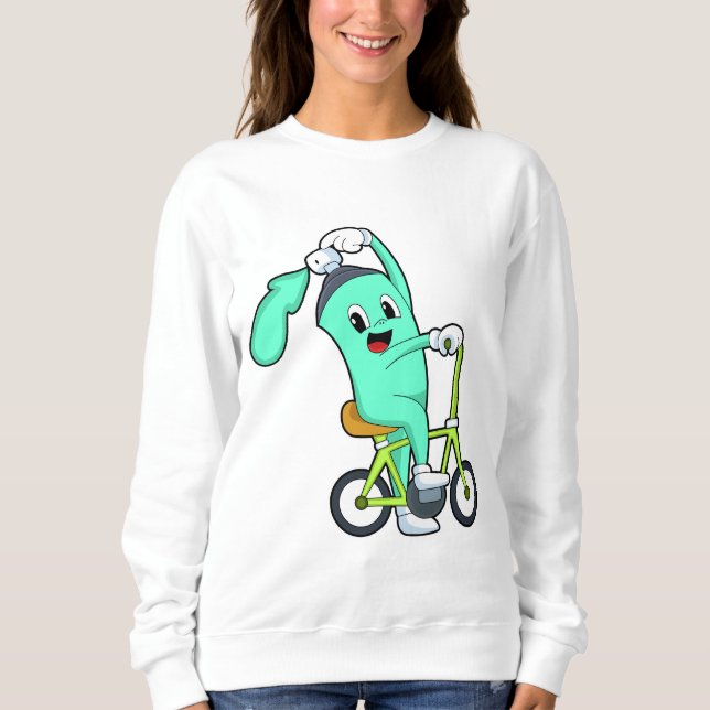Spray can with Bicycle Sweatshirt (Front)
