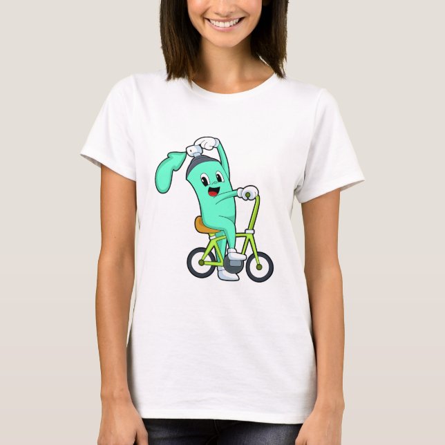 Spray can with Bicycle T-Shirt (Front)