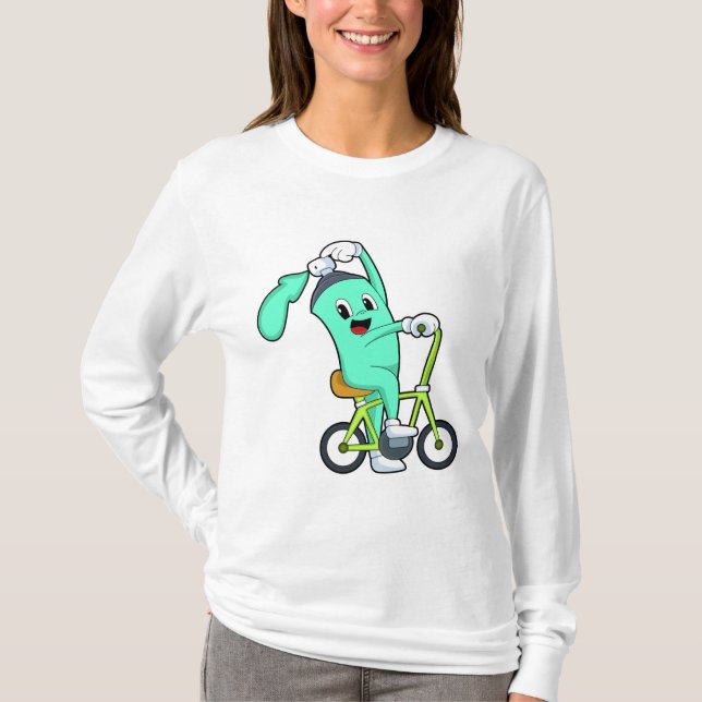 Spray can with Bicycle T-Shirt (Front)