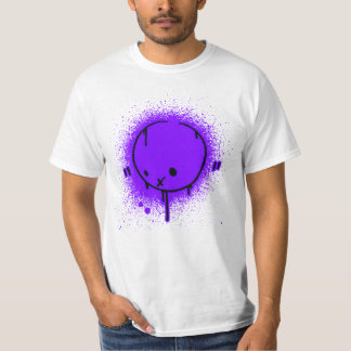 Spray Face Purple T-Shirt