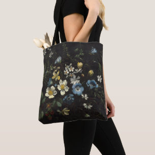 Spray of Flowers and Ferns by Titian Ramsay Peale Tote Bag
