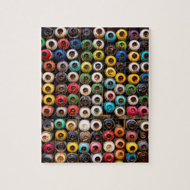 Spray Paint Cans Jigsaw Puzzle (Vertical)