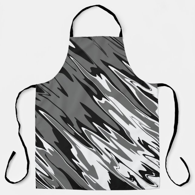 Spray Paint Dark Neutrals Apron (Front)