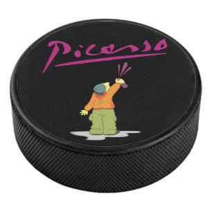 Spray Paint Hockey Puck