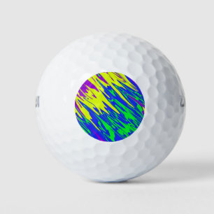 Spray Paint Mardi Gras Blue Golf Balls