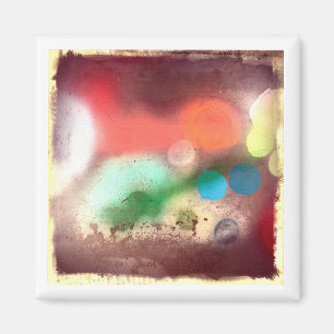 Spray Paint on Concrete Retro Filter Magnet