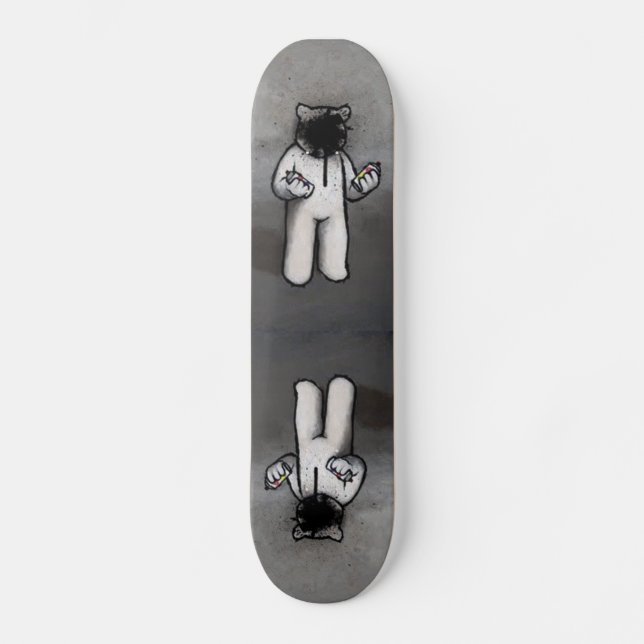 spray paint skateboard (Front)