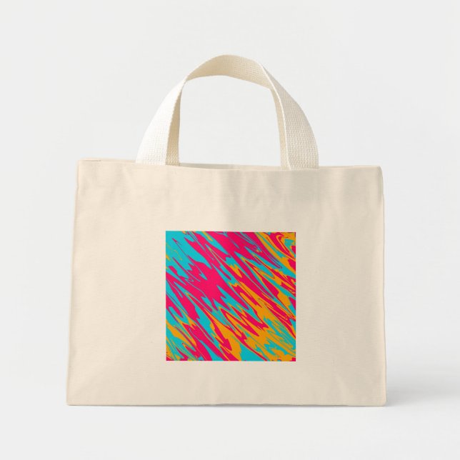 Spray Paint Sorbet Mini Tote Bag (Front)