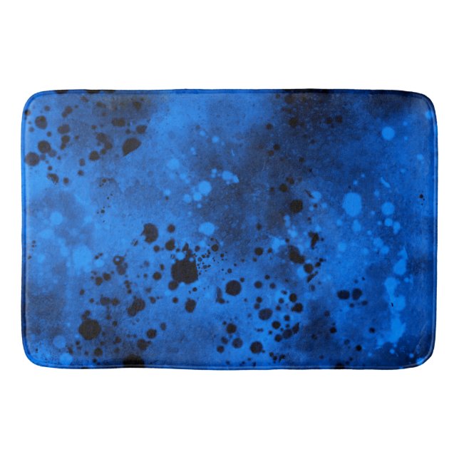 Spray Paint Splatter Effect Bath Mat (Front)