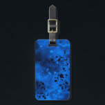 Spray Paint Splatter Effect Luggage Tag<br><div class="desc">Colourful tags featuring a messy spray paint splatter effect,  this vibrant blue  tag is perfect for a loved one due to travel,  a holiday at home or abroad,  a business trip,  or for anyone! check out my shop for more colours and designs.</div>
