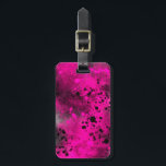 Spray Paint Splatter Effect Luggage Tag<br><div class="desc">Colourful tags featuring a messy spray paint splatter effect,  this vibrant pink tag is perfect for a loved one due to travel,  a holiday at home or abroad,  a business trip,  or for anyone! check out my shop for more colours and designs.</div>