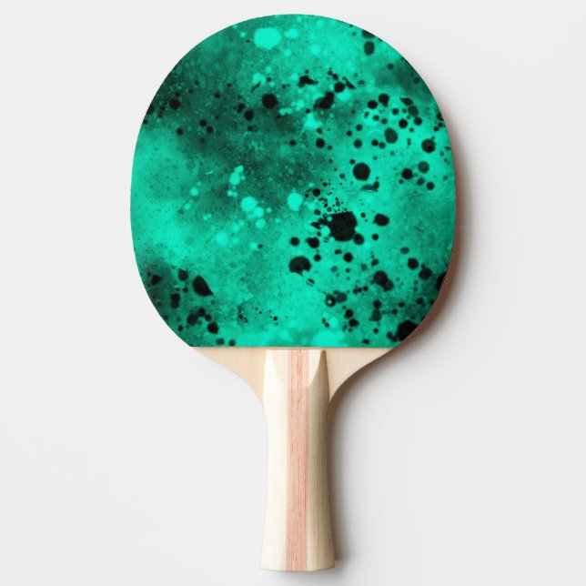 Spray Paint Splatter Effect Ping Pong Paddle (Front)