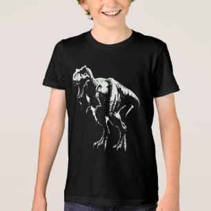 Spray Painted Tyrannosaurus Rex Tri-Blend Shirt