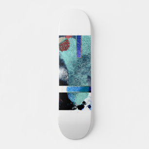 Spray space skateboard deck