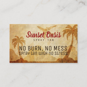 Spray Tan Slogans Business Cards