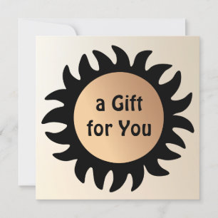 Spray Tan Tanning Salon Gift Certificate   Invitation