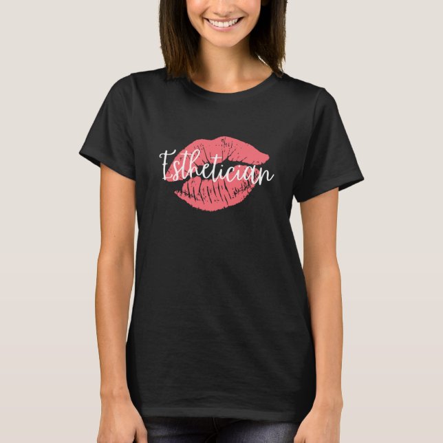 Spray Tan Tech Makeup Artist Valentines Day Esthet T-Shirt (Front)