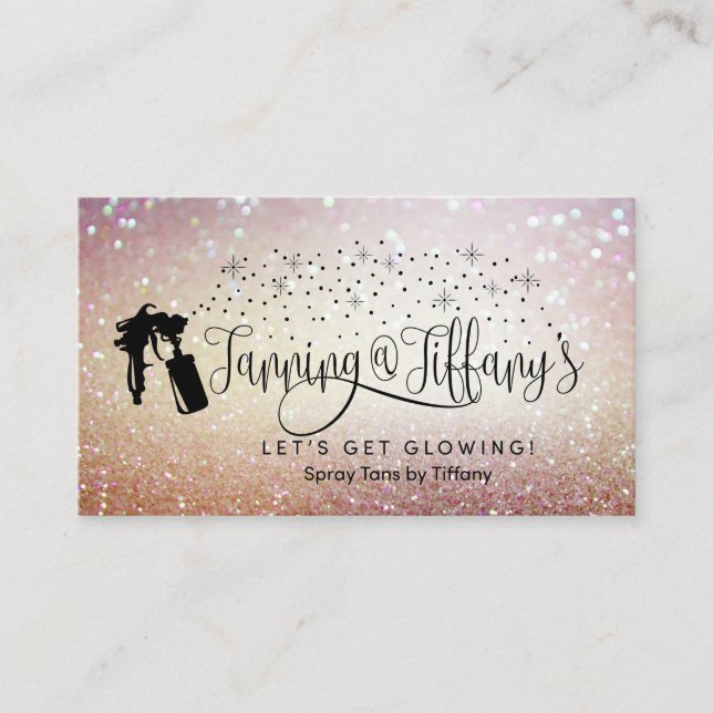 SPRAY TANS BUSINESS CARD (Front)