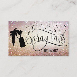 SPRAY TANS BUSINESS CARD