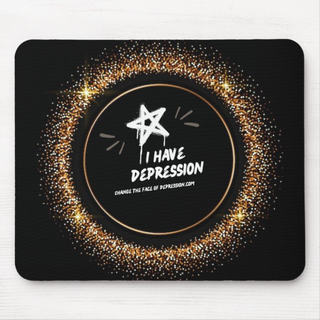 Spraypaint I have Depression Mousepad (Front)