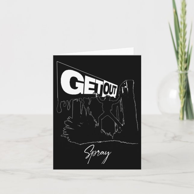 Sprays 2 Sticker  Card (Front)