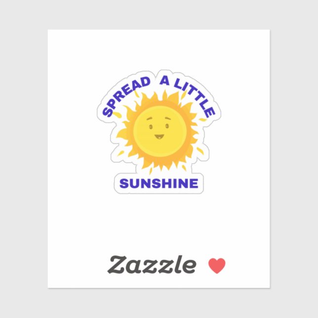 Spread a Little Sunshine Sticker (Sheet)