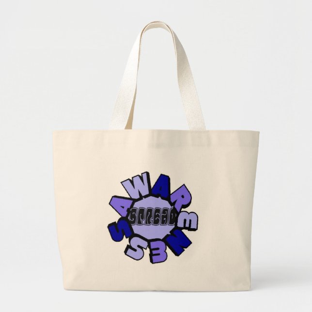 Spread Awareness Beach Bag (Front)