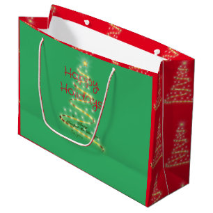 Spread Holliday Spirit  Large Gift Bag