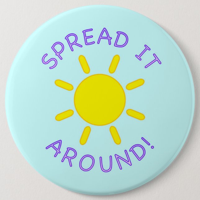 Spread it Around Sunshine Cadets The Golden Girls 6 Cm Round Badge (Front)