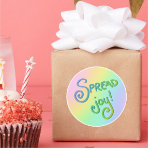 Spread Joy! Classic Round Sticker