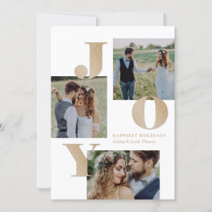 Spread Joy EDITABLE COLOR Holiday Photo Card