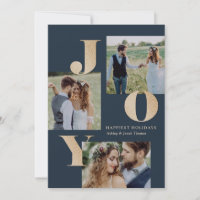 Spread Joy EDITABLE COLOR Holiday Photo Card