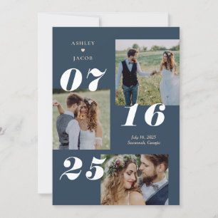 Spread Joy EDITABLE COLOR Save The Date Card
