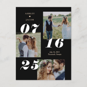 Spread Joy EDITABLE COLOR Save The Date Postcard