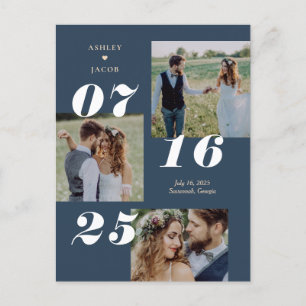 Spread Joy EDITABLE COLOR Save The Date Postcard