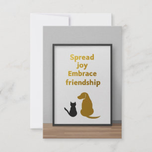 Spread joy, Embrace Friendship