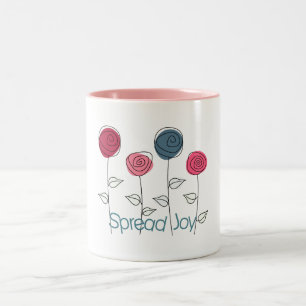 Spread Joy Two-Tone Coffee Mug