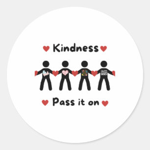 Spread Kindness13 Classic Round Sticker