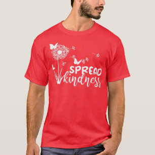 Spread Kindness Butterflies Inspirational Message T-Shirt