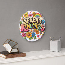 Spread Kindness – Cute Floral Rainbow