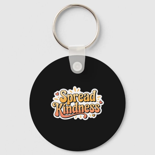 Spread Kindness - Kindness S Sticker1  Key Ring (Front)