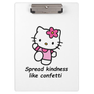 Spread Kindness Like Confetti Clipboard