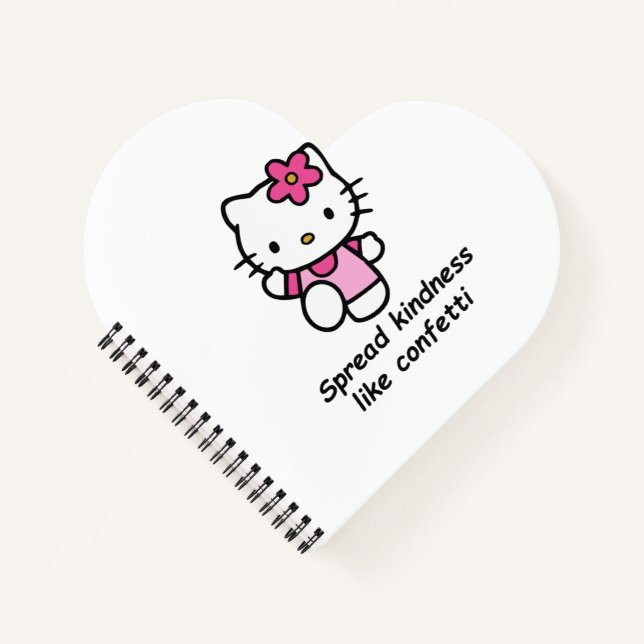 Spread Kindness Like Confetti Notebook (Front)