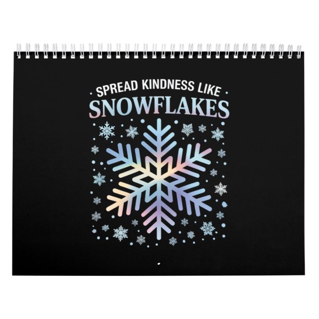 Spread Kindness Like Snowflakes Christmas Teacher Calendar (Cover)