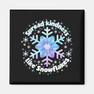 Spread Kindness Like Snowflakes Christmas Teacher Magnet