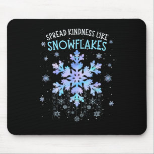 Spread Kindness Like Snowflakes Christmas Teacher Mouse Mat