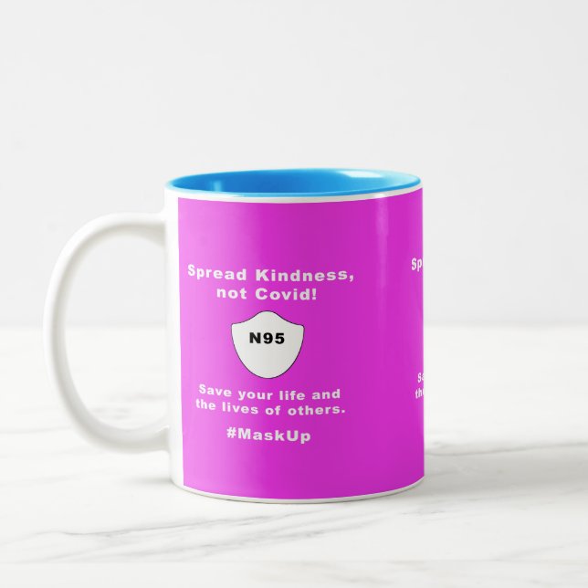 Spread Kindness, Not Covid mug (Left)