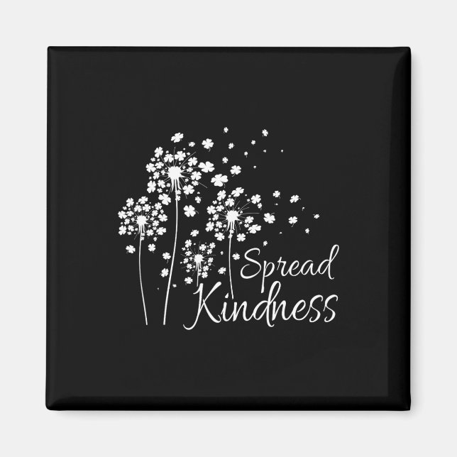 Spread Kindness Shamrock St Patrick's Day  Magnet (Front)