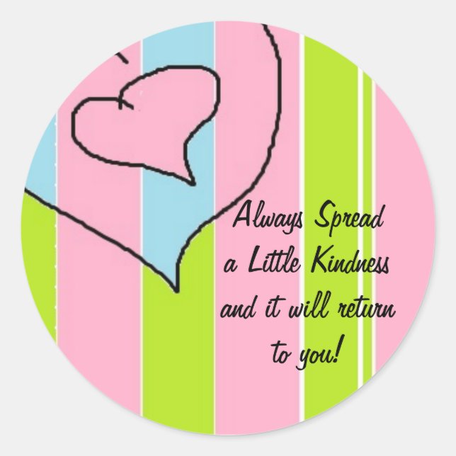 Spread Kindness sticker (Front)