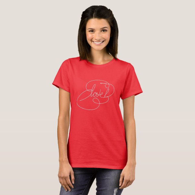 spread LOVE -  Bold CloudS - W T-Shirt (Front Full)